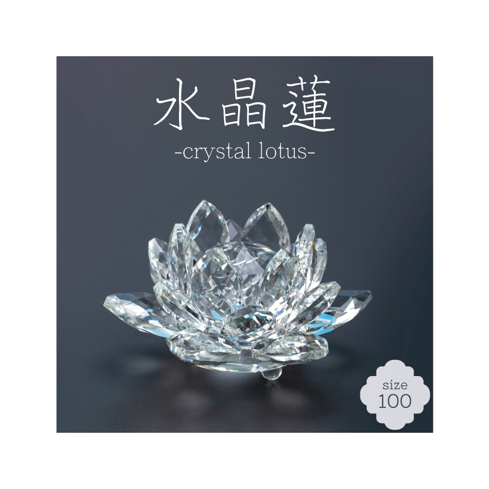 水晶蓮 -crystal lotus- 100サイズ